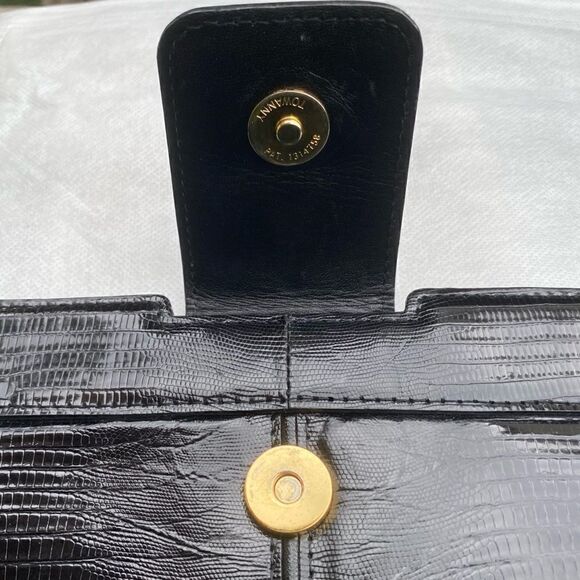 Yves Saint Laurant (YSL) Black Leather Clutch w/COA. EUC! - Picture 12 of 16